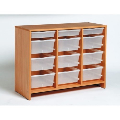 NATHAN Gavetero 12 cajones transparentes