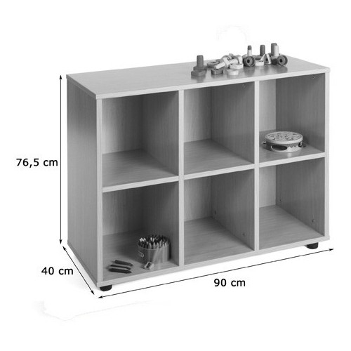 Mueble bajo 6 casillas 2