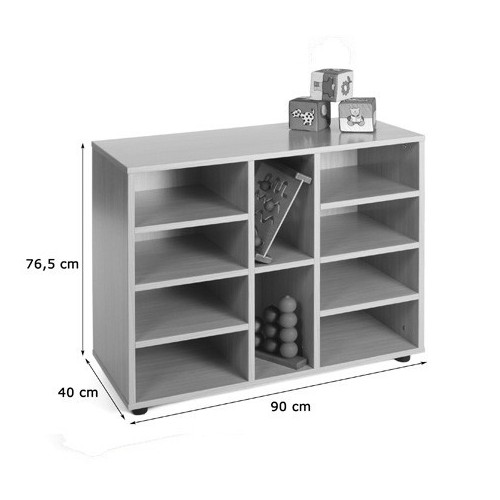 Mueble bajo 10 casillas 2