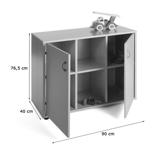 Mueble bajo armario 6 casillas 2