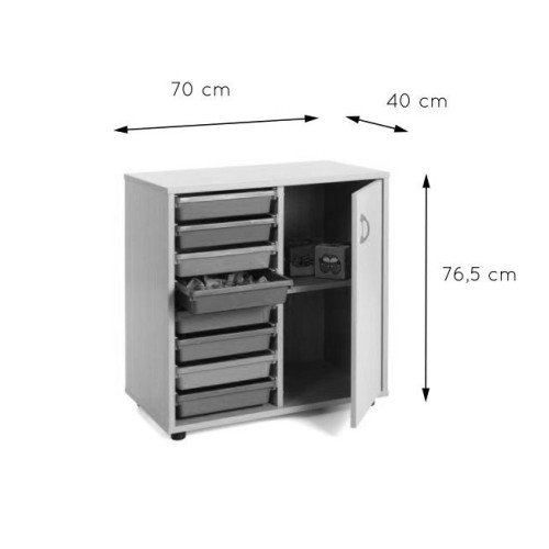 Mueble bajo cubetero armario 700 2