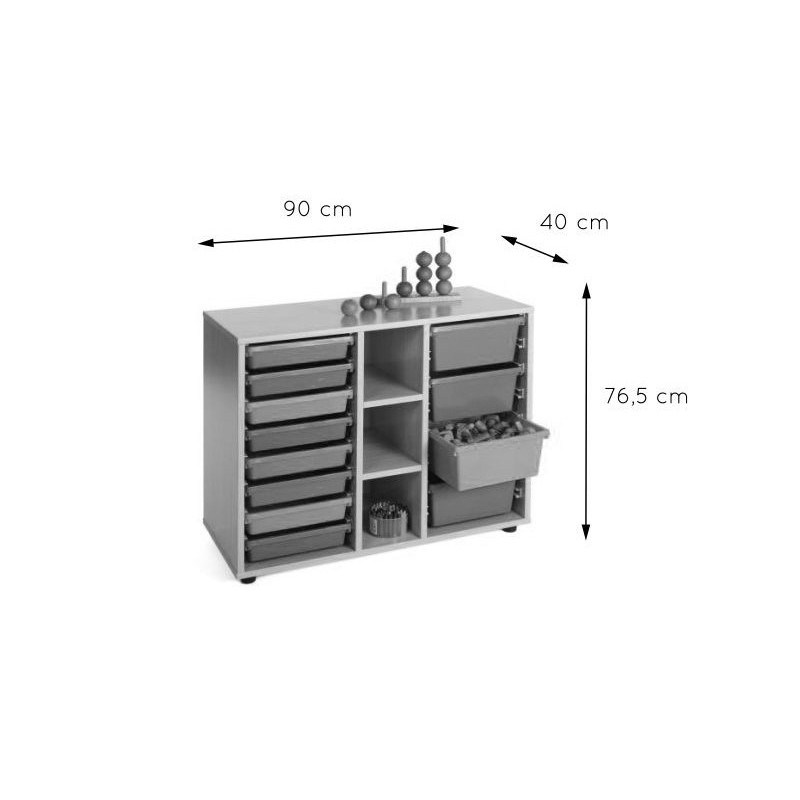 Mueble bajo cubetero 900