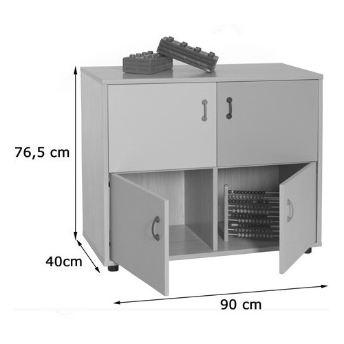 Mueble bajo armario 4 casillas 4 puertas 2