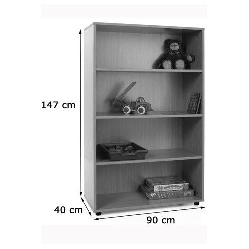 Mueble medio estantería 2