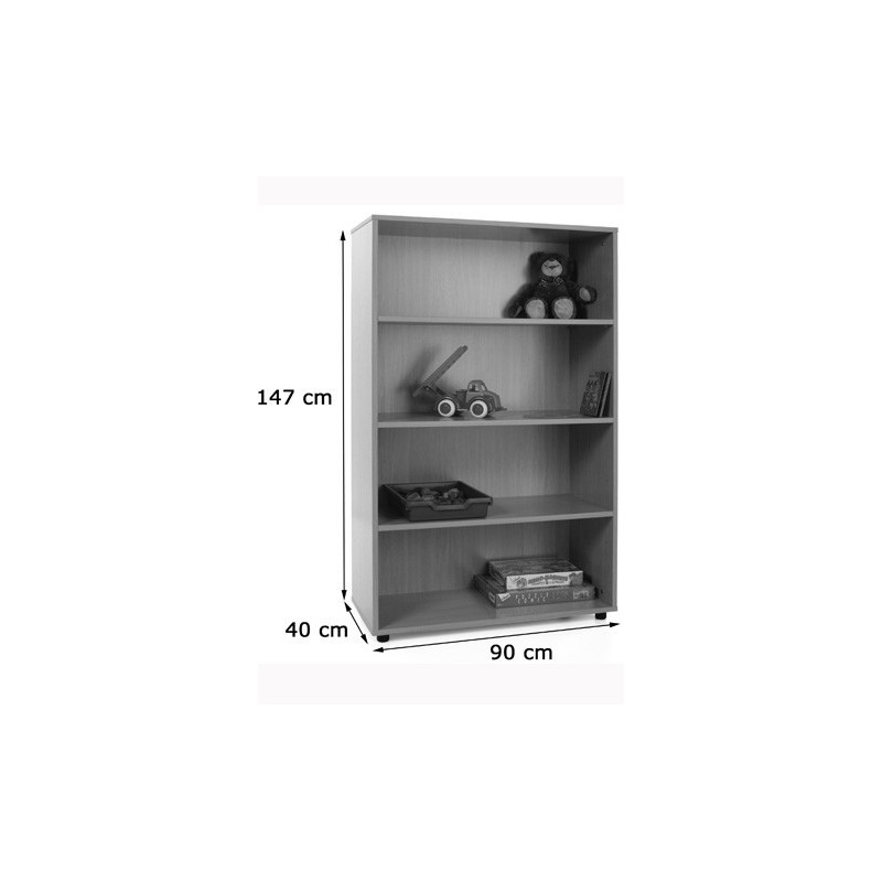 Mueble medio estantería