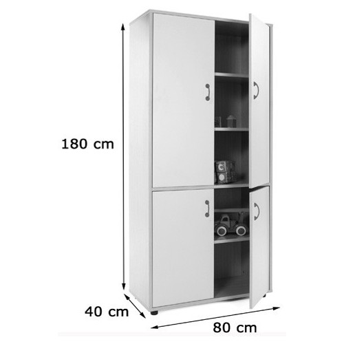 Mueble alto armario 4 puertas TIRADOR PQÑO 2