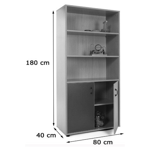 Mueble alto armario y estantería TIRADOR PQÑO 2