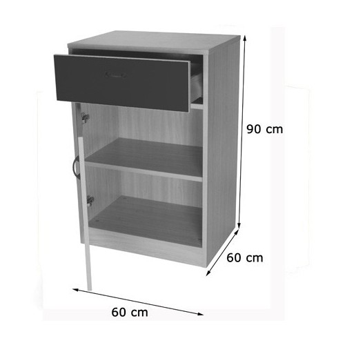 Mueble Vajillero (fondo 60 cm) TIRADOR PQÑO 2