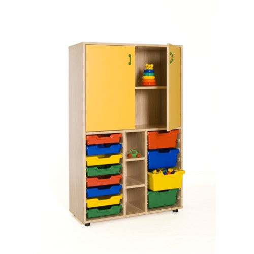 Mueble medio cubetero y armario