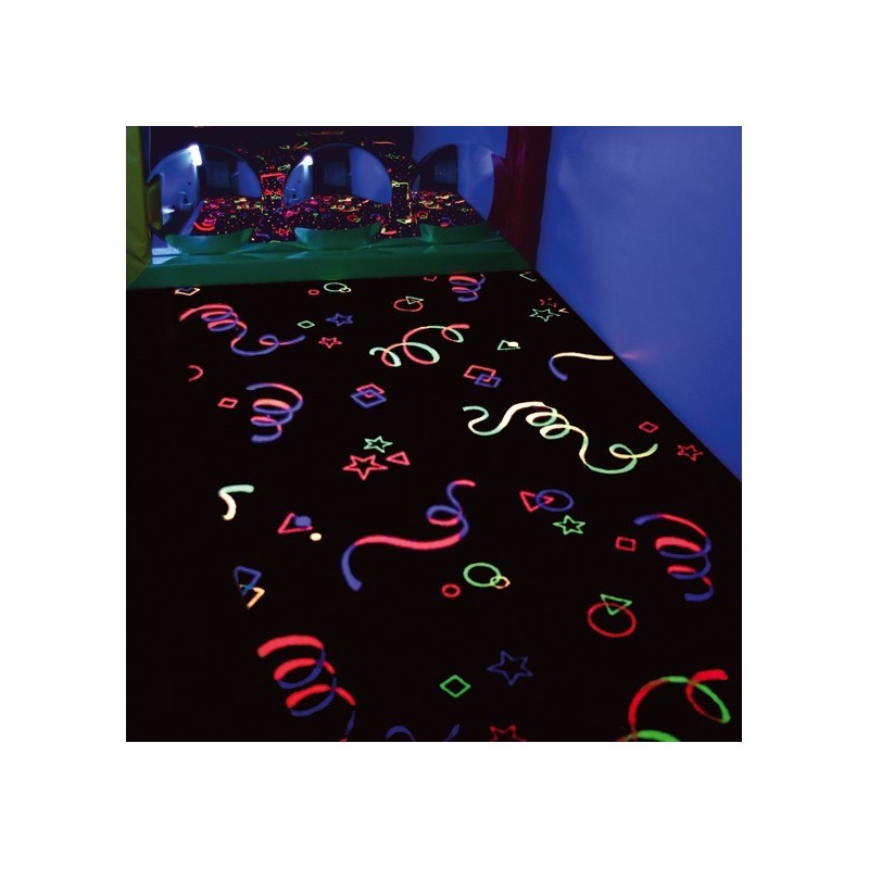 Cortina/Alfombra UV (m2), Estimulación visual y luces,sala