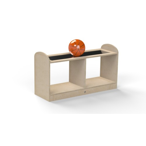 Mueble con espejo 2 casillas