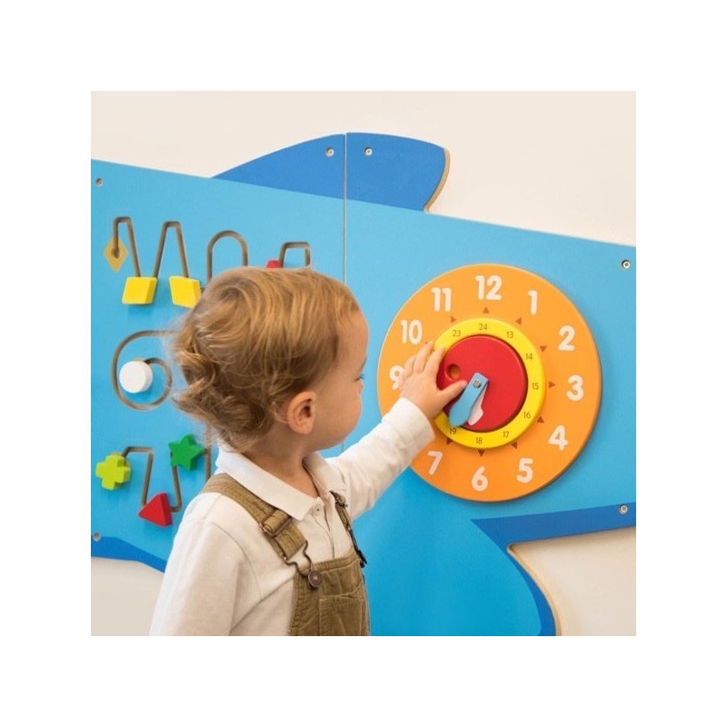 Juguete de pared avion