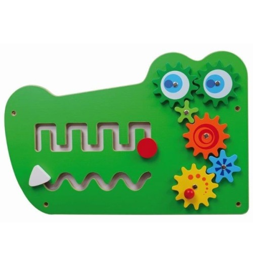 Juguete de pared cocodrilo