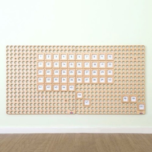 Muro fichas números 1 - 100