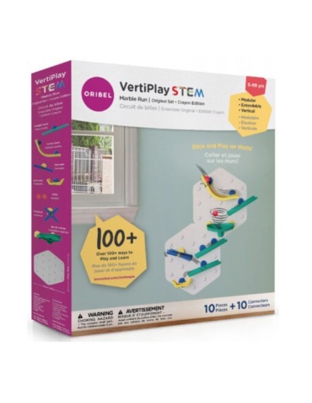 Vertiplay stem crayon set 2 bases y accesorios