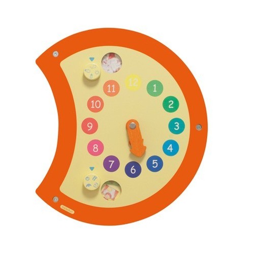 Elemento de pared gusano reloj