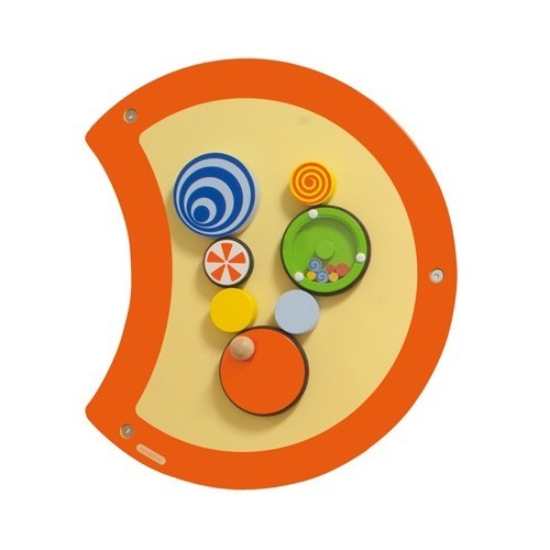 Elemento de pared gusano ruedas giratorias