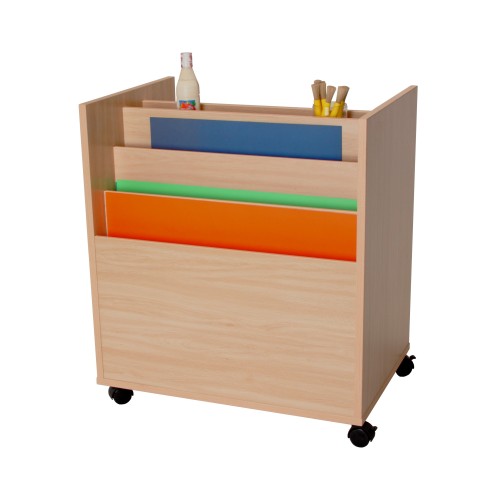 Carro plástica cartulinero